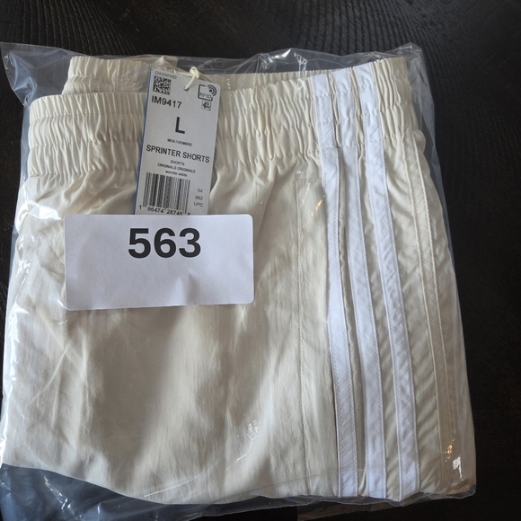Adidas Originals Men's Sprinter Shorts - Wonder White - Large - IM9417 New Gym - Picture 8 of 8